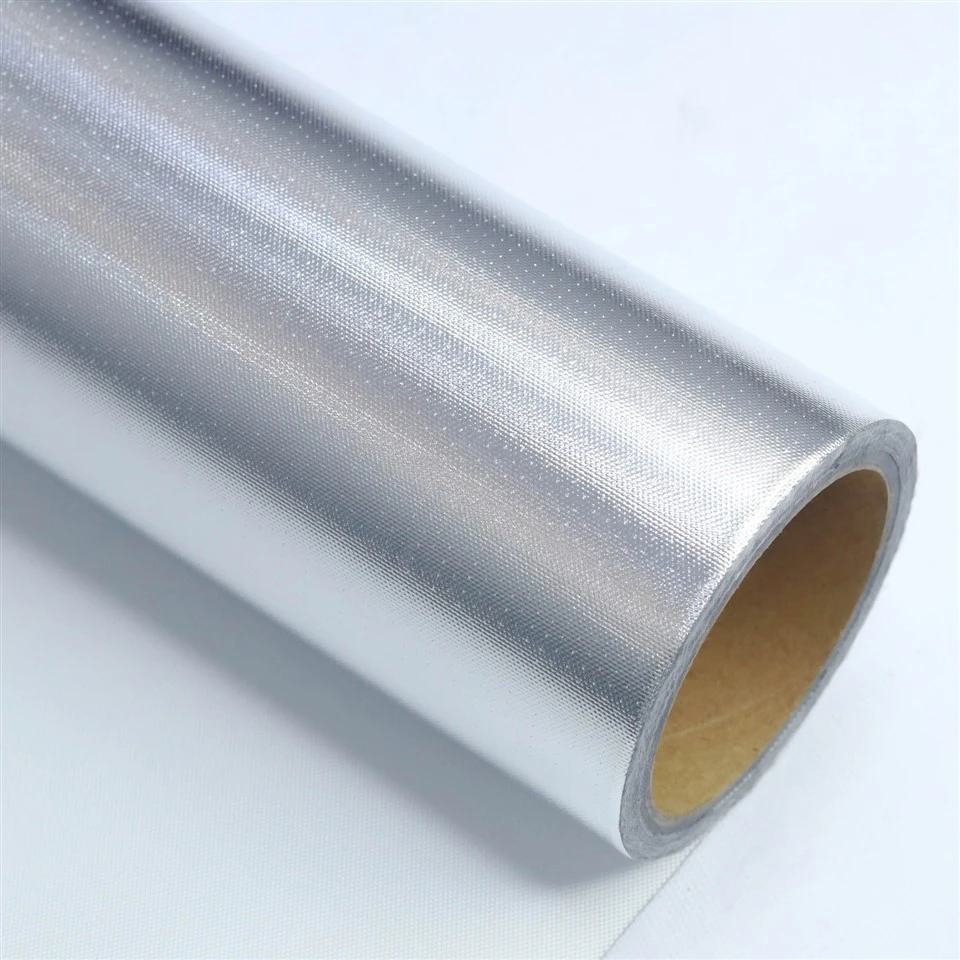 Perforated Aluminum Foil Fiberglass Fabric For Breathable Insulation A6230 high quality
